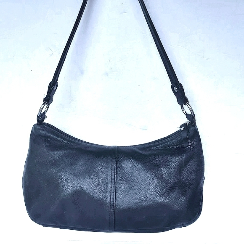 Giani Bernini Black Leather Hobo Shoulder Bag